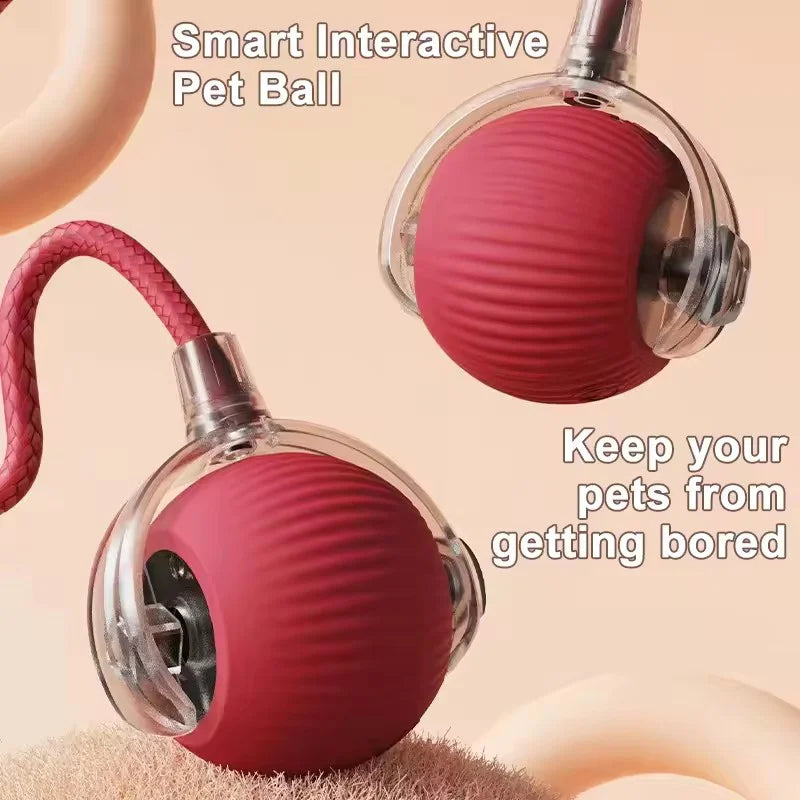 Smart Interactive Pet Ball – Self-Playing Electronic Toy for Dogs & Cats