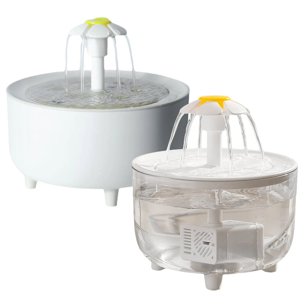 1200ml Automatic Cat Water Fountain with USB Pump & Charcoal Filter