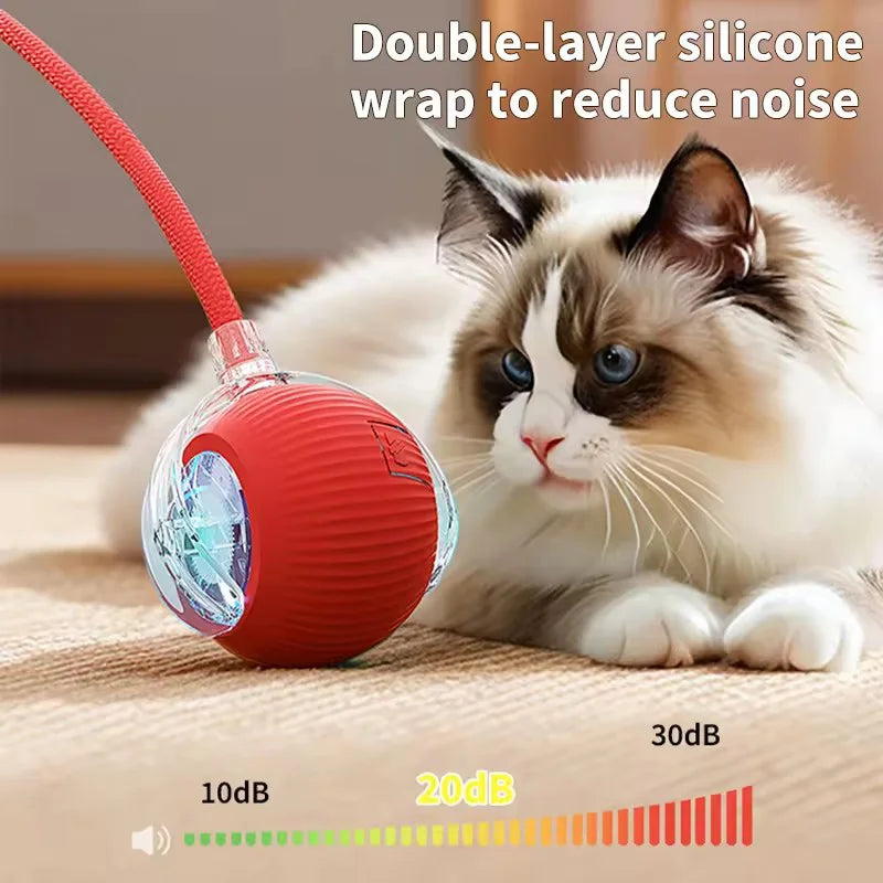 Smart Interactive Pet Ball – Self-Playing Electronic Toy for Dogs & Cats
