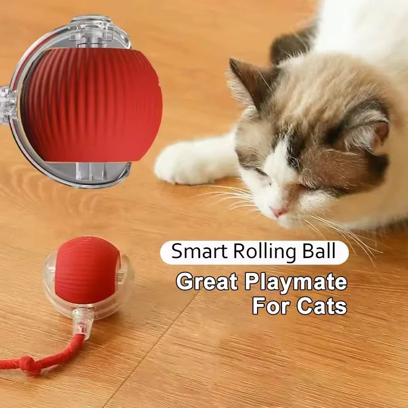 Smart Interactive Pet Ball – Self-Playing Electronic Toy for Dogs & Cats