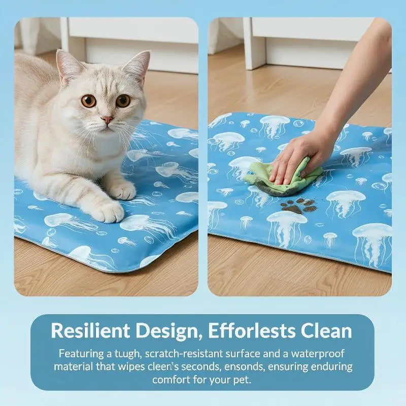 OasisHaven Pet Cooling Mat – Self-Cooling Gel Pad for Dogs & Cats