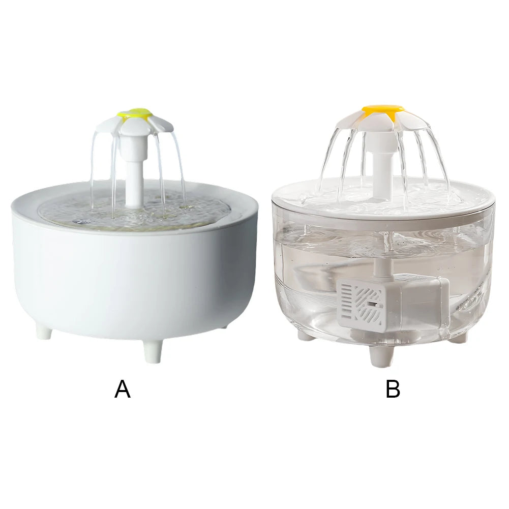 1200ml Automatic Cat Water Fountain with USB Pump & Charcoal Filter